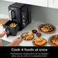 Ninja Air Fryer, 8 QT DoubleStack 2-Basket, Space Saving Design, Cooks 2lb Chicken Wings, Feeds up to 6 People, 6-in1 Air Fryer, Roast, Bake & More, Easy to Clean, Dishwasher Safe Parts, Black, SL201