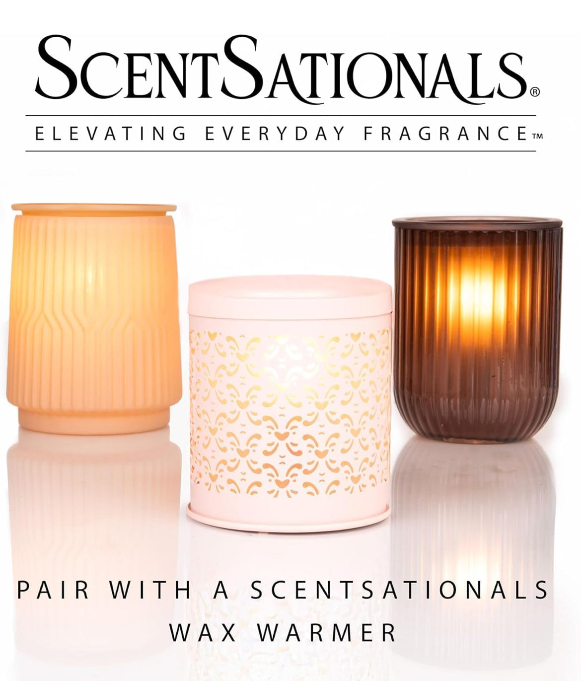 Scentsationals Wax Melts Strong Scent - Warm Apple Pie - Long Lasting Scented Melts for Warmers, 10oz (Pack of 4)