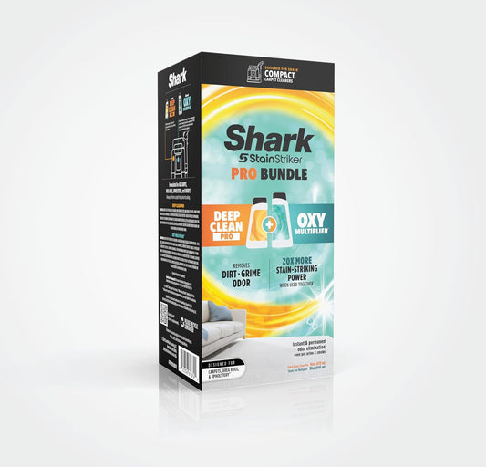 Shark StainStriker Pro Bundle for All Shark 32oz OXY Multiplier and 16oz Deep Clean Pro - NEW