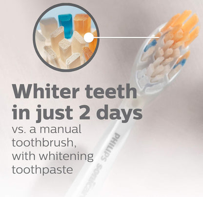 Philips Sonicare A3 Premium Alles-in-Een, Oorspronklike Vervangings-tandeborselkoppe, Wit (2 Stuks) HX9092/65