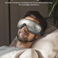 Eyeris 2 Eye Massager with Heat and Cooling,Heated Eye Mask for Reduce Strain Improve Sleep - Silver No Voice Control
