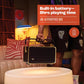 JBL Authentics 300 - Retro Style Wireless Bluetooth/WiFi Home Speaker, Built in Battery (4800mAh) - (White/Gold)