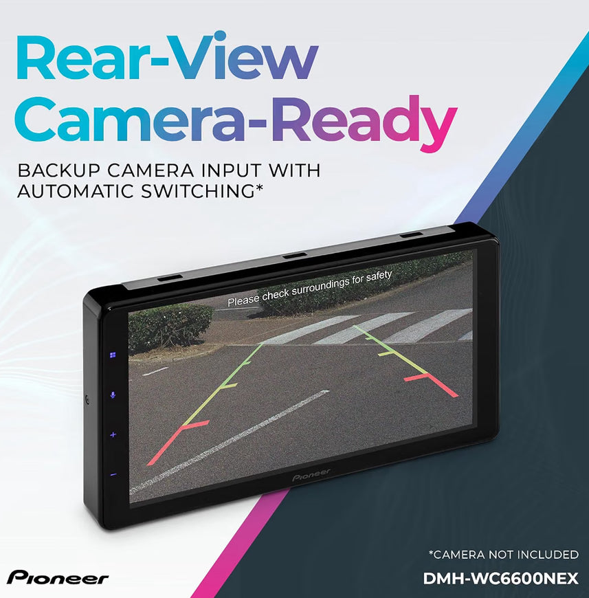 Pioneer 9" Capacitive Touchscreen Modular Chassis Car StereoDigital Multimedia Receiver, Wireless CarPlay & Android Auto, Amazon Alexa, Bluetooth, HD Radio, Backup Cam, Hi-Volt RCA