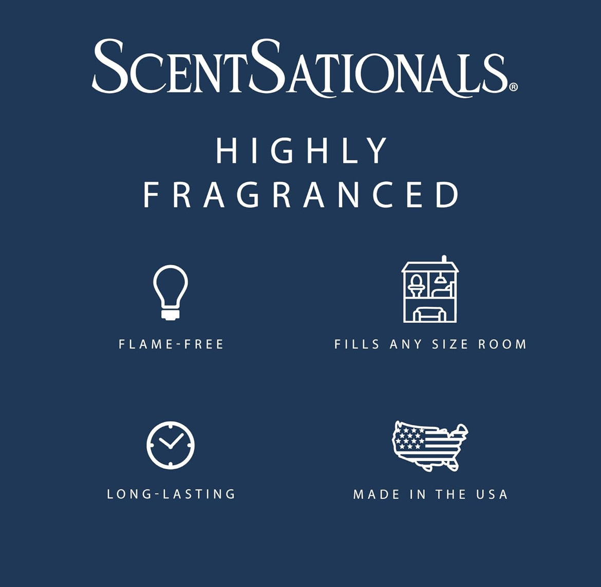 Scentsationals Wax Melts, Wax Cubes Strong Scent - Enchanted - Long Lasting Scented Melts for Warmer, 10oz (Pack of 4)