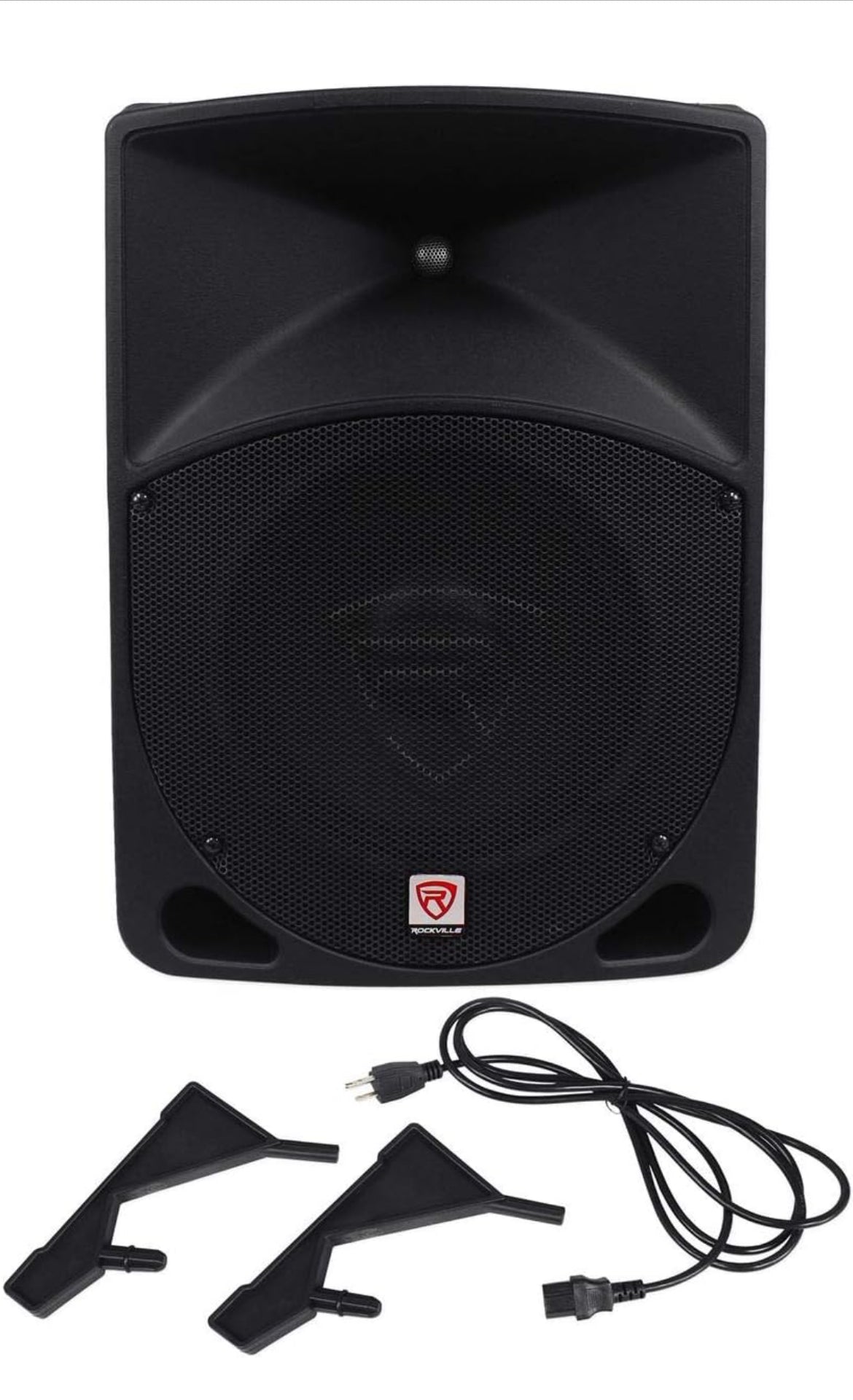 Rockville RPG10 10" 600W Powered DJ PA Speaker System, Deep Bass, 2 Channel Mixer, EQ - Perfect for Live Music, Events, and Parties
