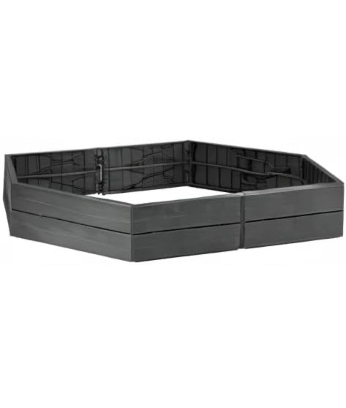 BLACK+DECKER Verhoogde Tuinbed, Planter vir Buitelugplante, Maklike Samestelling, 91 cm.