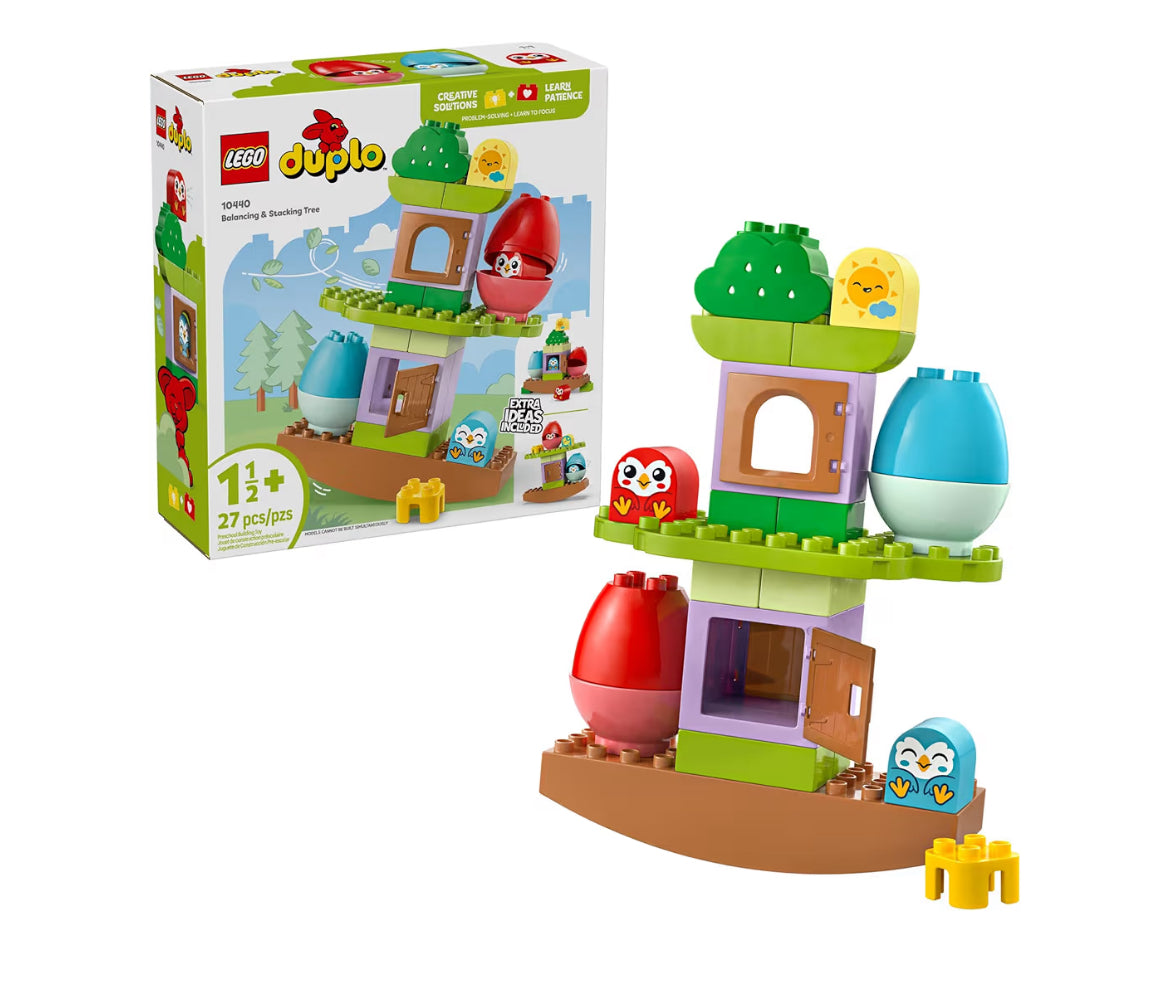 LEGO DUPLO My First Balanserende en Stapelende Boom-Bouspeelstel