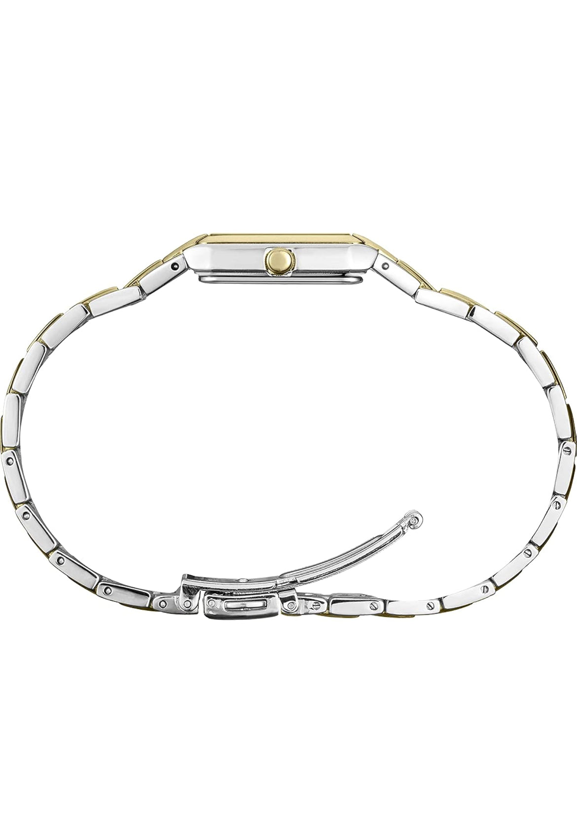 SEIKO Juweel-geïnspireerde Vlekvrye Staal Horlosies met Opvoubare Armband en Krapbestande Hardlex Kristal, 30m Waterbestand - Swart