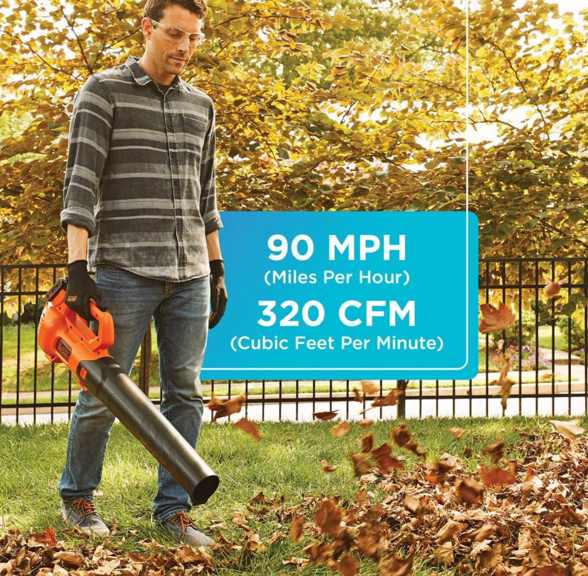 beyond by BLACK+DECKER 20V MAX* Koordlose Bladblaser - Bladblaserstel - Aksiaal, Battery en Laaier Ingesluit - Tuinwerktuie (Modelnommer: BCBL700D1AEV)