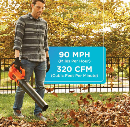 beyond by BLACK+DECKER 20V MAX* Koordlose Bladblaser - Bladblaserstel - Aksiaal, Battery en Laaier Ingesluit - Tuinwerktuie (Modelnommer: BCBL700D1AEV)