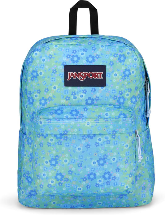 JanSport SuperBreak One Rugsakke - Duursame, Liggewig Boeksak met 1 Hoofkompartement, Voorste Nutssak met Ingeboude Organiseerder - Premium Rugsak, Baby Blossom Blue