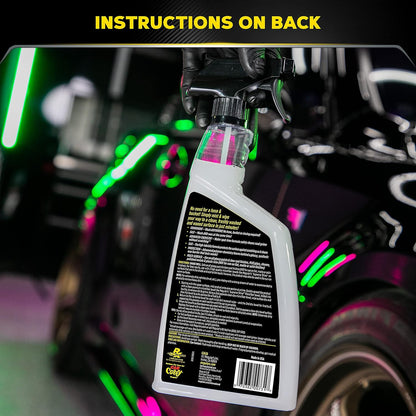 Meguiar's Ultimate Waterless Wash & Wax, Krasvrye Skoonmaaksproei 2-in-1 Detailer vir Glans (26 Oz)