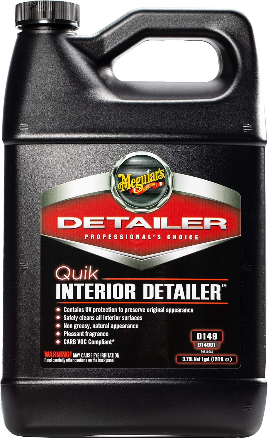 Meguiar's Detailer Quik Interior Detailer (3.79L) maak alle binne-oppervlakke veilig skoon