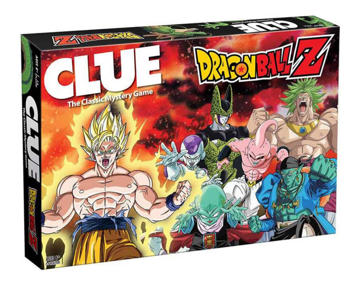 USAOPOLY CLUE Dragon Ball Z  - Collectible Clue Board Game Featuring Anime Show w/ Familiar Locations and Iconic Characters from Dragon Ball Show