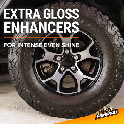 Armor All Motorband Glans, Eenstap Band Glans Spuit vir Presiese, Gelyke Glans en Minimale Oorspuit - 2ST
