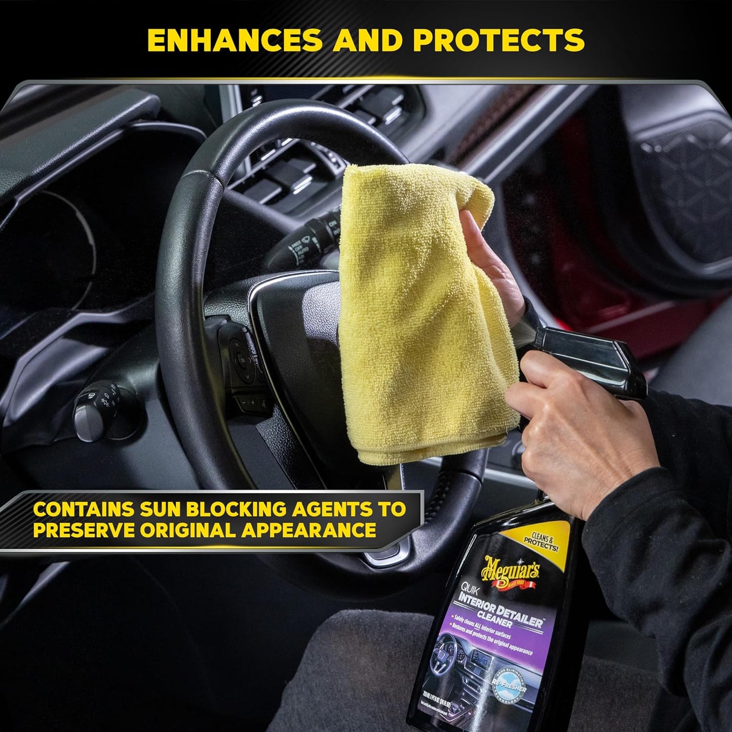 Meguiar's Quik Interior Detailer Cleaner - 24 Oz Spuitbottel