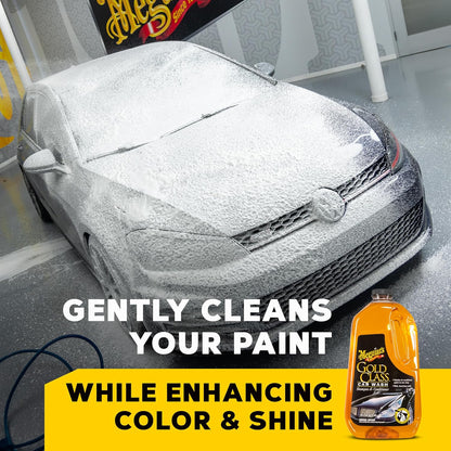 Meguiar's Gold Class Car Wash Foam Cannon Clean and Glossy Finish - Safe for All Paint Types (64 Oz)