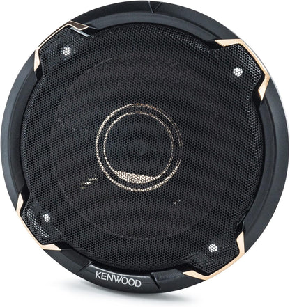 Kenwood KFC-651 Concert Series Motorklankluidsprekers (Paar) - 6.5" 2-rigtingluidsprekers, 320W (100 RMS), 4-Ohm Impedansie, Polipropileen-woofer & Gebalanseerde Koepelhoëtone