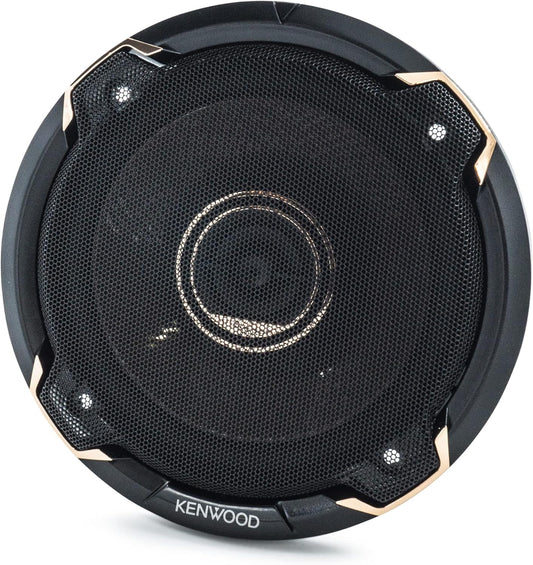 Kenwood KFC-651 Concert Series Motorklankluidsprekers (Paar) - 6.5" 2-rigtingluidsprekers, 320W (100 RMS), 4-Ohm Impedansie, Polipropileen-woofer & Gebalanseerde Koepelhoëtone