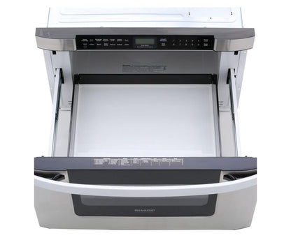 Sharp KB6524PSY 24 in. 1.2 cu. ft. Built-In Microwave Drawer Oven
1.2 Cubic Feet, 950 Watt, Angled Touch Control Panel