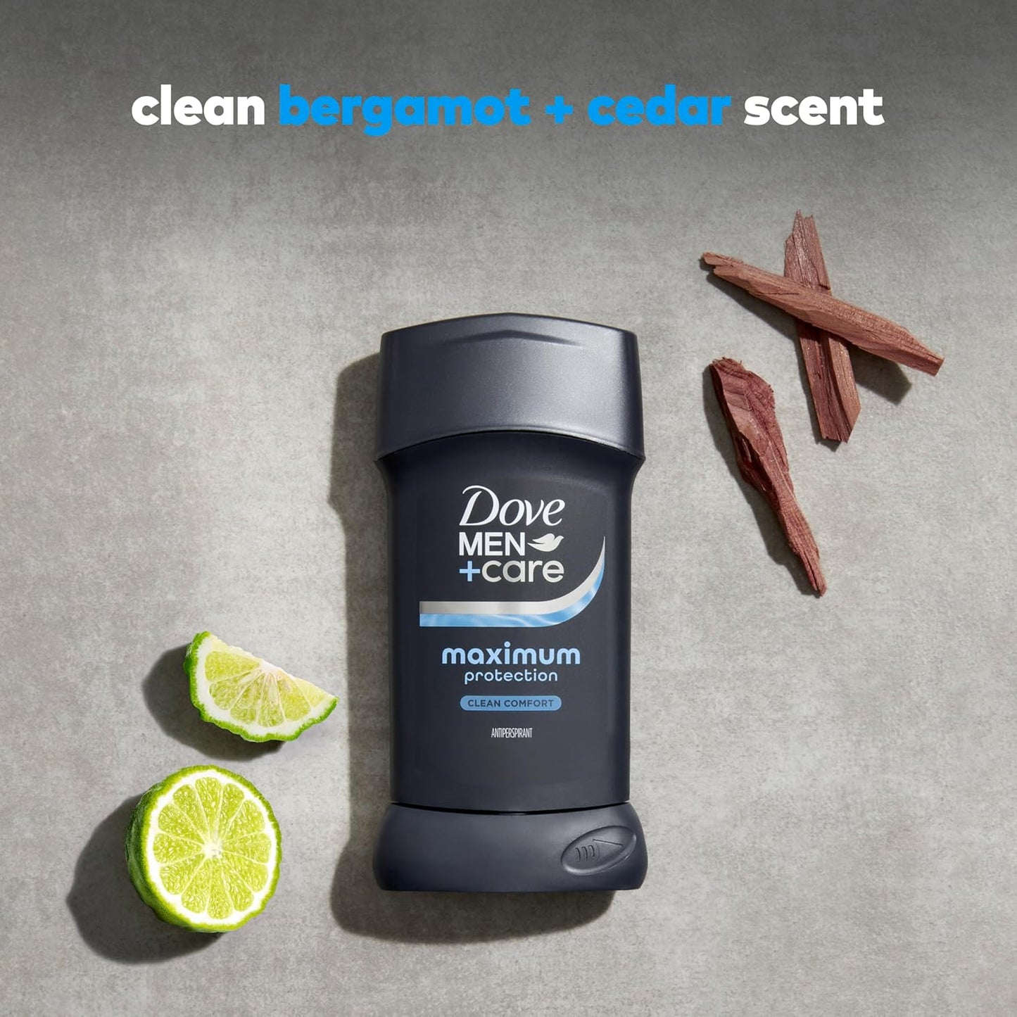 Dove Men+Care Invisible Solid Stick Clean Comfort Maximum Protection Deodorant For Men 96-Hour -.6 oz (Pack of 2)