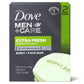 Dove Men+Care Body and Face Bar to Clean and Hydrate Skin Extra Fresh Body and Facial Cleanser More Moisturizing (Pack of 8)