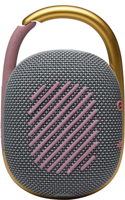 JBL Clip 4 - Draagbare Mini Bluetooth-luidspreker, IP67 waterdig en stofdig, 10 uur se speeltyd - (Grys)