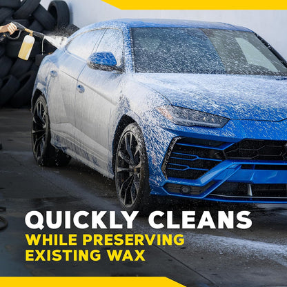 Meguiar's Gold Class Car Wash Foam Cannon Clean and Glossy Finish - Safe for All Paint Types (64 Oz)