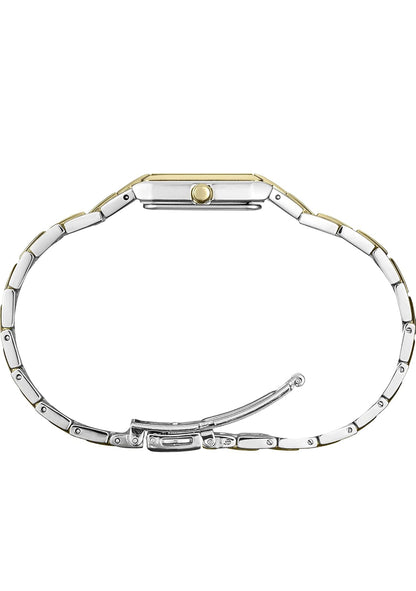 SEIKO Juweel-geïnspireerde Vlekvrye Staal Horlosies met Opvoubare Armband en Krapbestande Hardlex Kristal, 30m Waterbestand - Swart