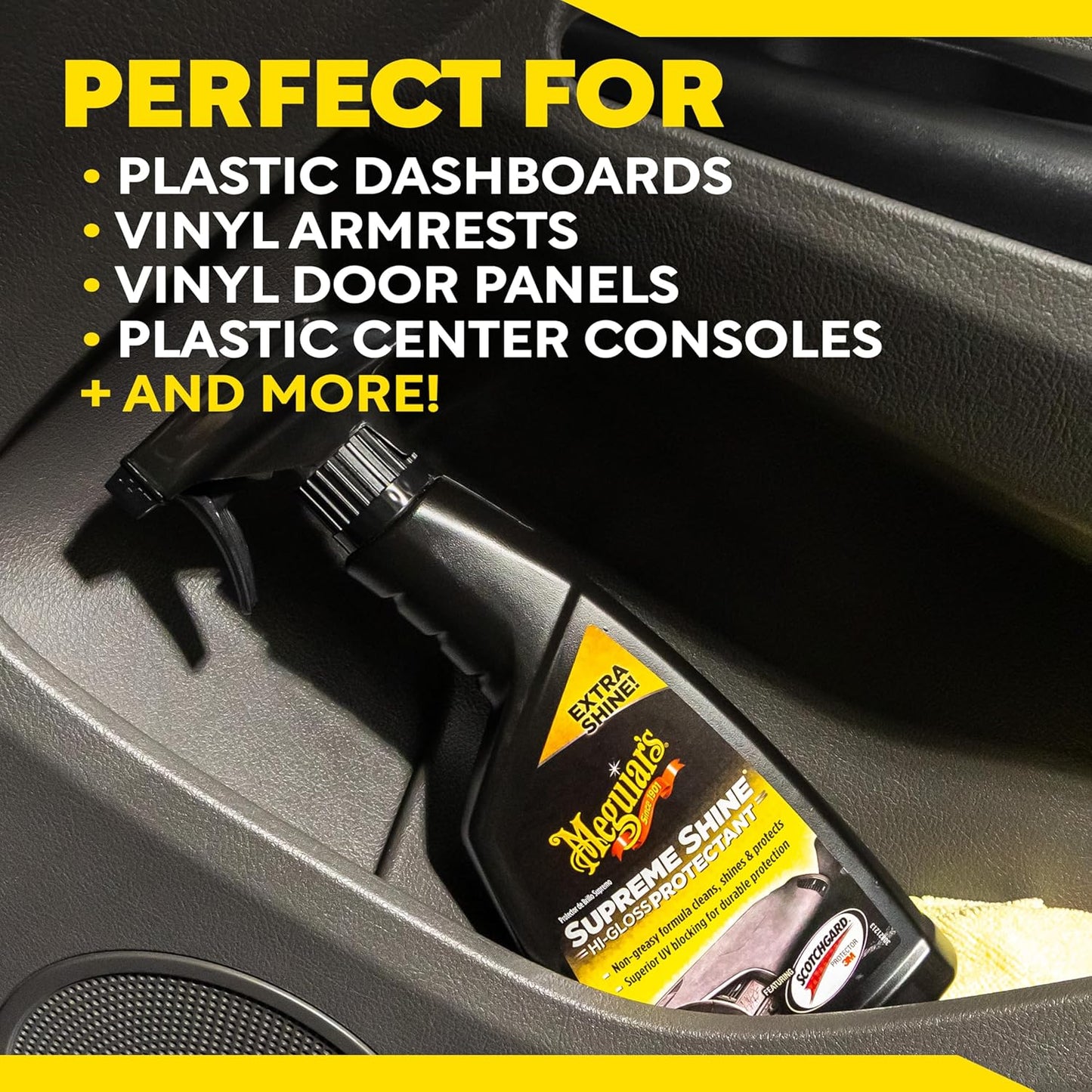 Meguiar's G4016 Supreme Shine Protectant (16 Oz) Kar Binnekant Skoonmaker/Beskermer vir UV-strale