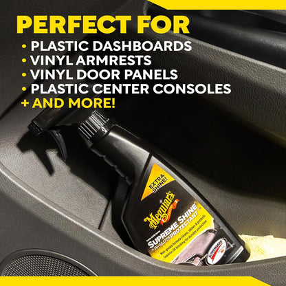 Meguiar's G4016 Supreme Shine Protectant (16 Oz) Kar Binnekant Skoonmaker/Beskermer vir UV-strale