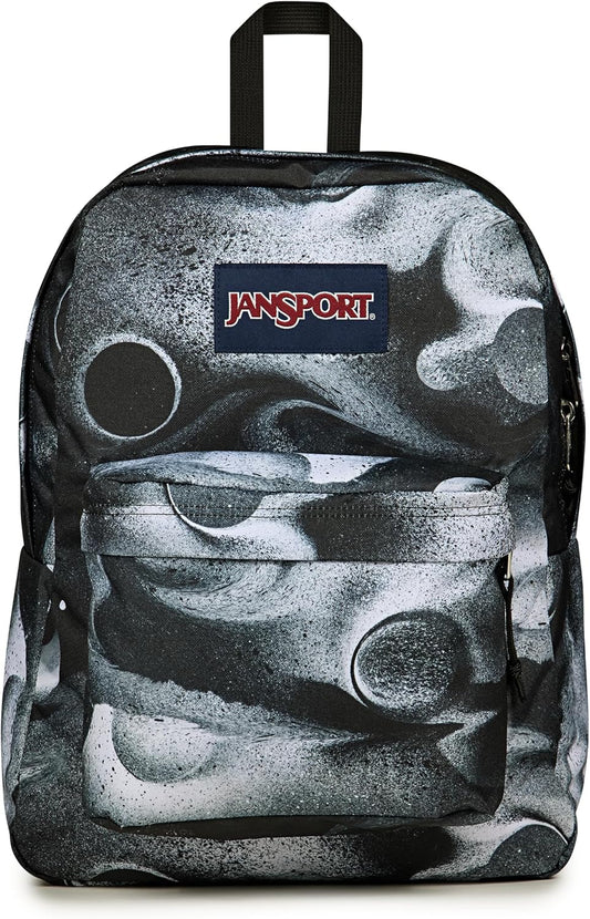 JanSport SuperBreak One-rugsak – Duursame, Liggewig Boeksak met 1 hoofkompartement, Voorste nutssak met ingeboude organiseerder – Premium rugsak, Event Horizon