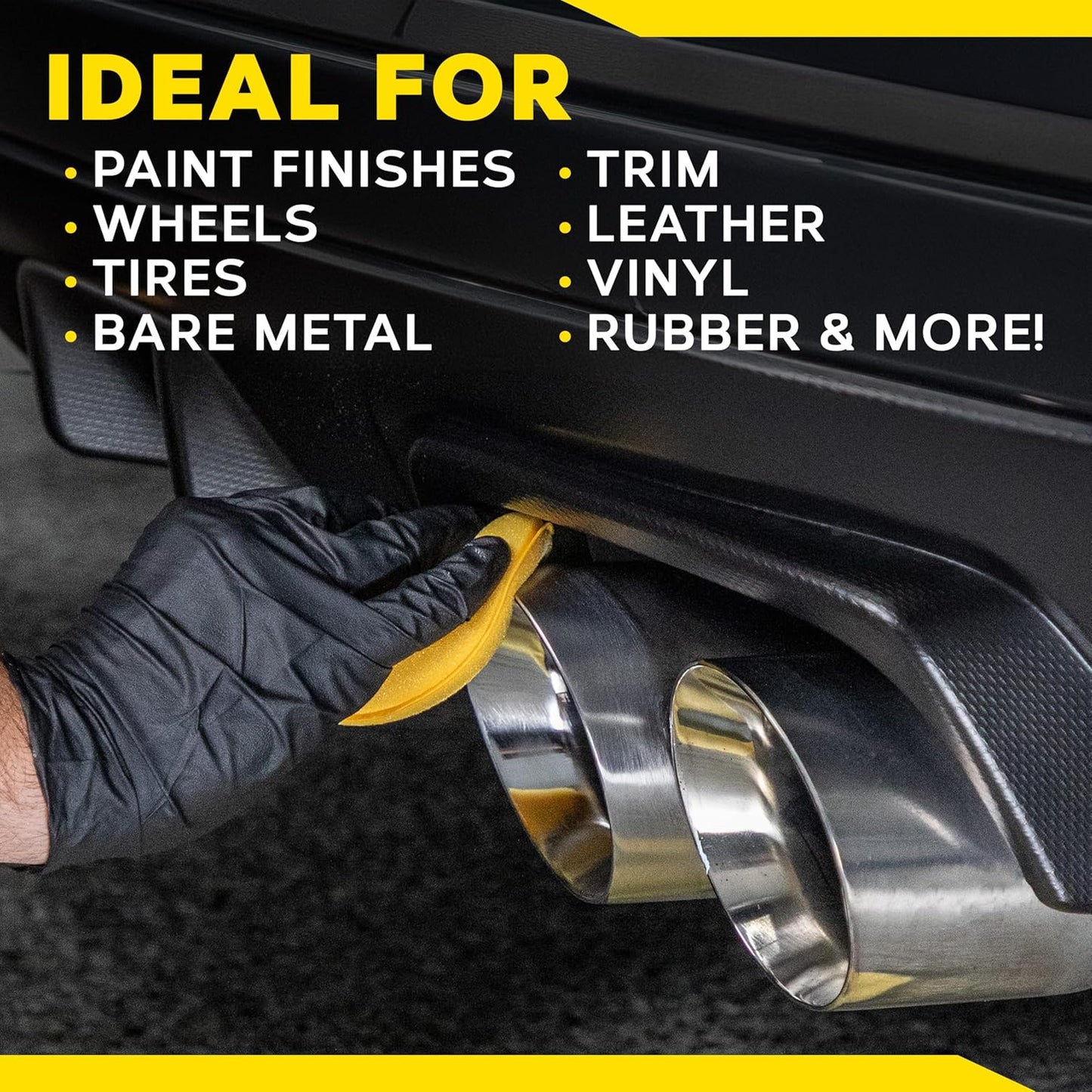 Meguiar's 4" Skuim Aanwenders Ultra-Sagte Handaanwenders m/ 'n Digtesel Skuim - 4 Pak