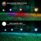 Monster Smart RGB+IC+WW Pathway LED Lights, 4 Individually Controlled Dimmable LEDs, Sound Reactive, IP44 Water & Weather Resistant, Compatible with Alexa, Siri, Google Home, Monster App, Razer Chroma