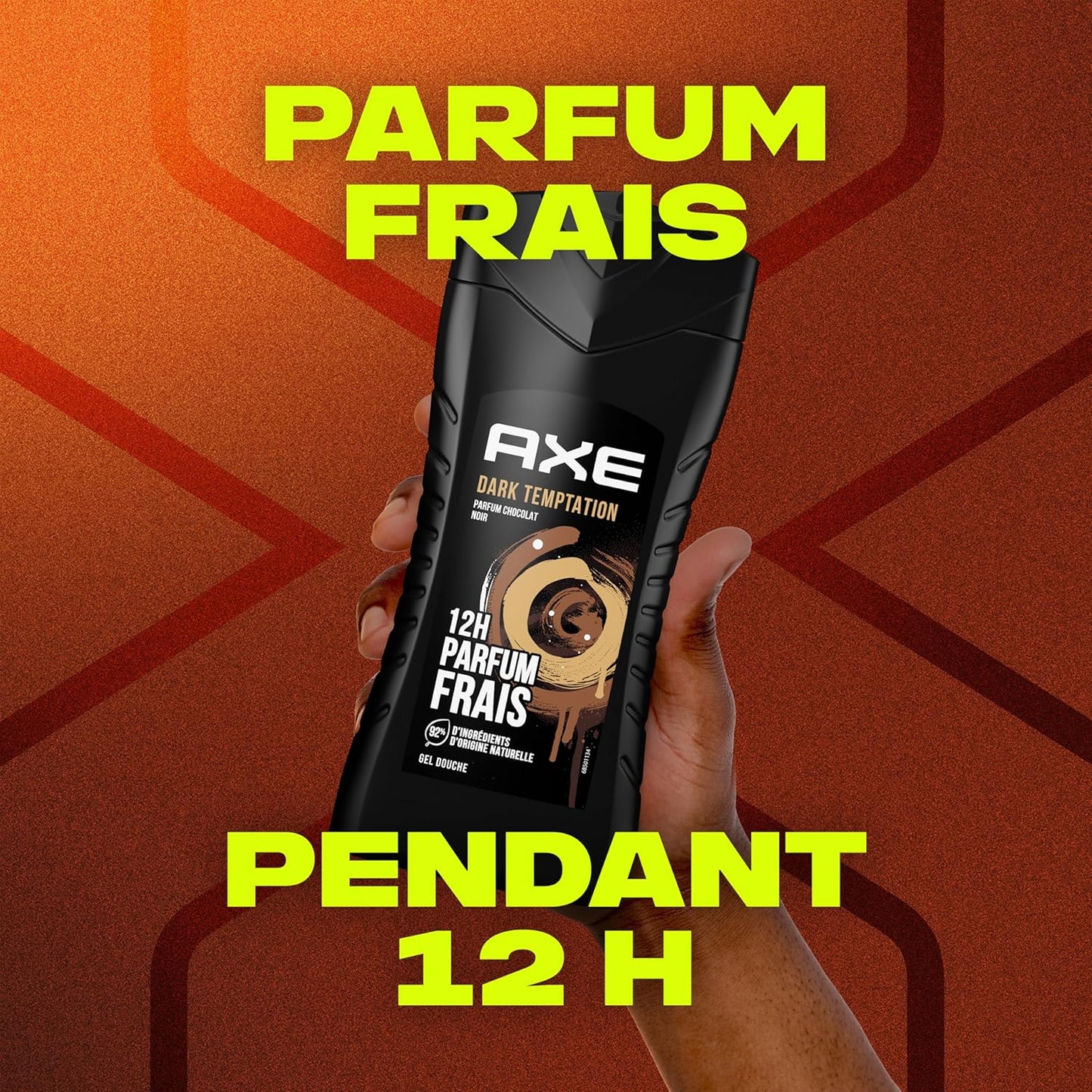 Axe Dark Temptation Shower Gel 12HR Refreshing Fragrance - 250ml