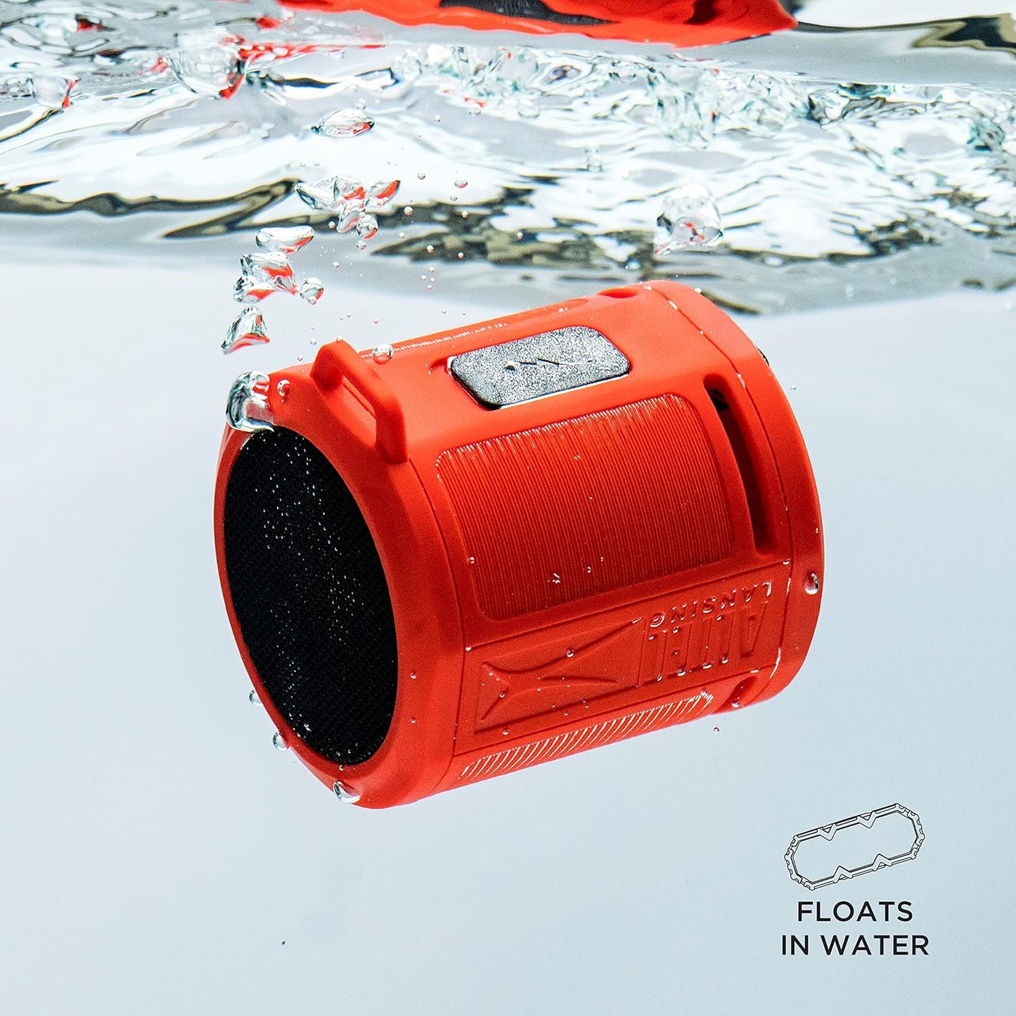 Altec Lansing HydraOrbit - Waterdigte Bluetooth-luidspreker, Liggewig en Draagbare Luidspreker vir Reis en Buiteluggebruik, Rooi