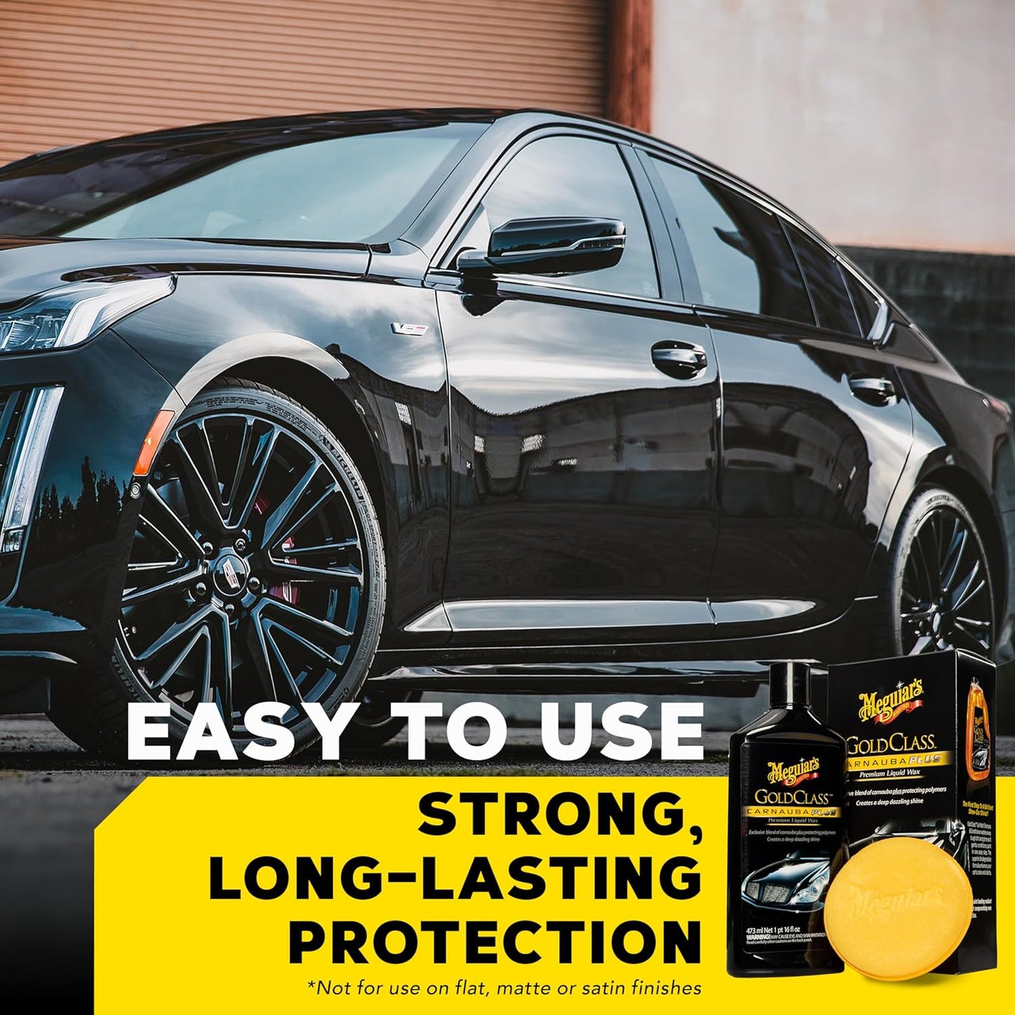 Meguiar's Gold Class Carnauba Plus Premium Vloeibare Was Motorbesonderhede Kit met Suiwer Carnauba Wasmengsel en 'n Skuim (16 Oz)