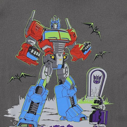 Transformers Optimus Prime Decepticon Boys Halloween Short Sleeve T-Shirt for Big Kids