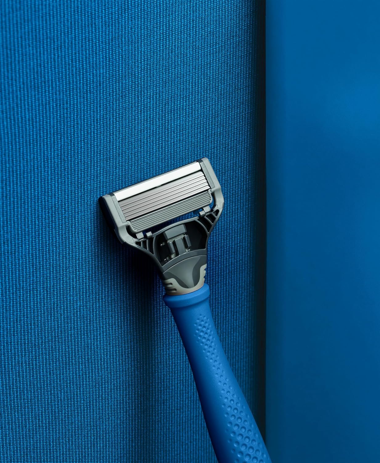 Razor Handle and Blade Cartridge- German Engineered Blades (Indigo Blue)