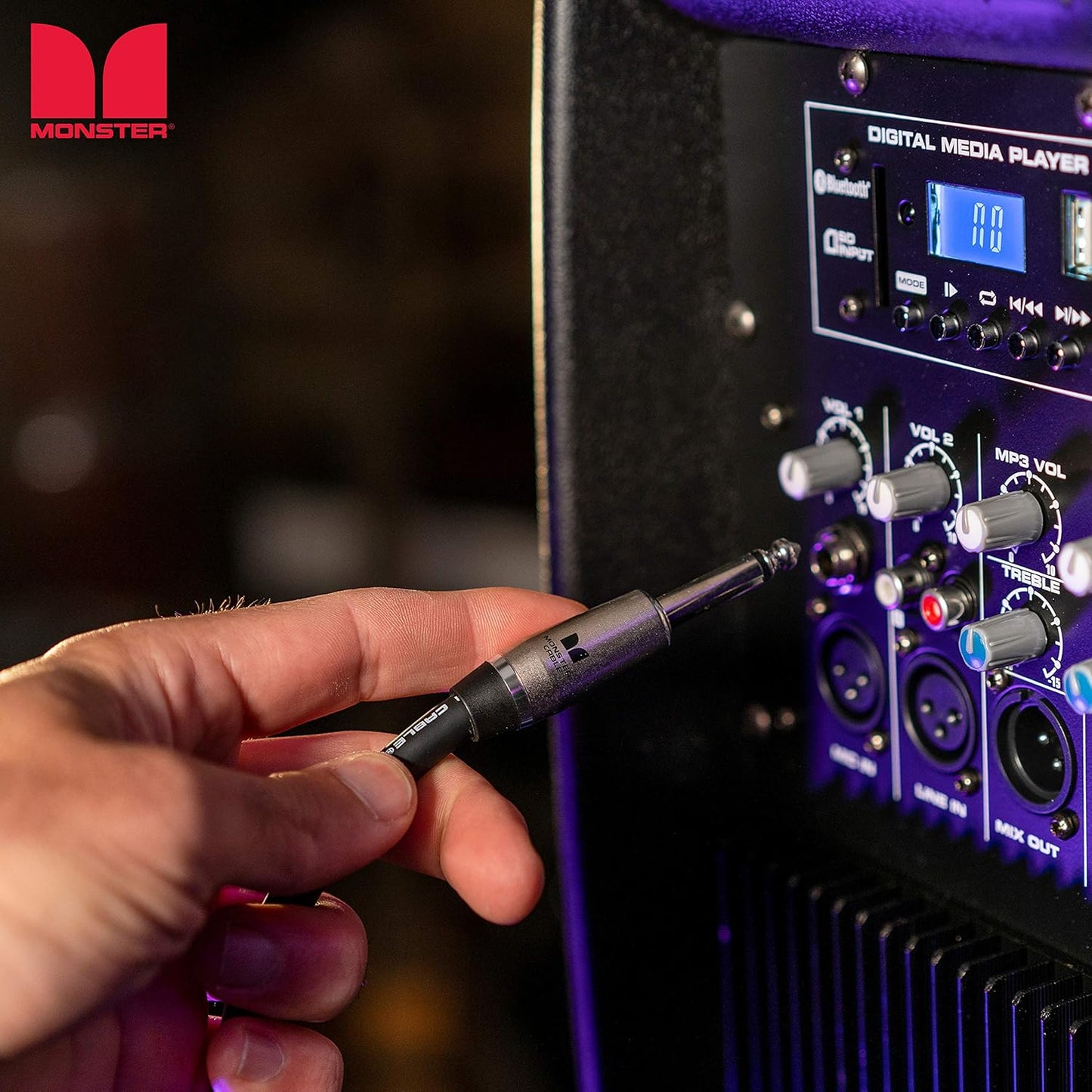 Monster Prolink Performer 600 Speaker Cable: 6 ft, Straight 1/4 Plugs