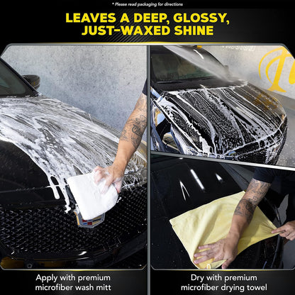 Meguiar's Ultimate Wash and Wax Shine, en Beskerm met 'n Verbeterde pH Neutrale Karverfskoonmaker - 1 Gallon