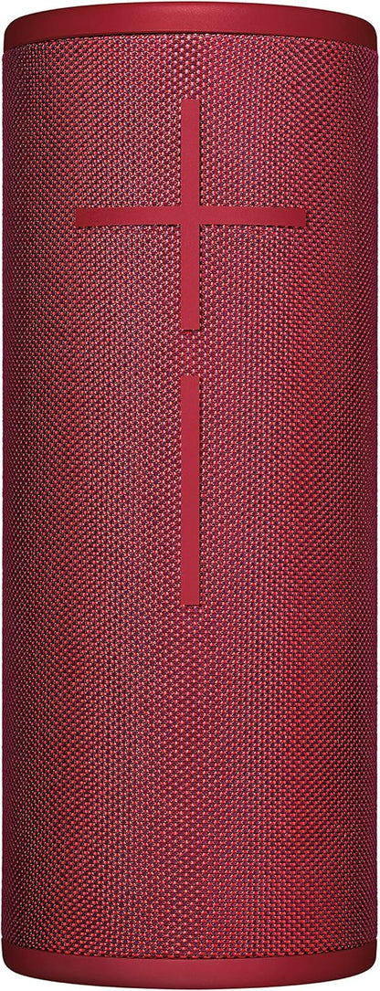 Ultimate Ears Boom 3 Wireless Bluetooth Speaker, Bold Sound + Deep Bass, Bluetooth, Magic Button, Waterproof, 15 Hours Battery, Range of 150 ft, Sunset Red