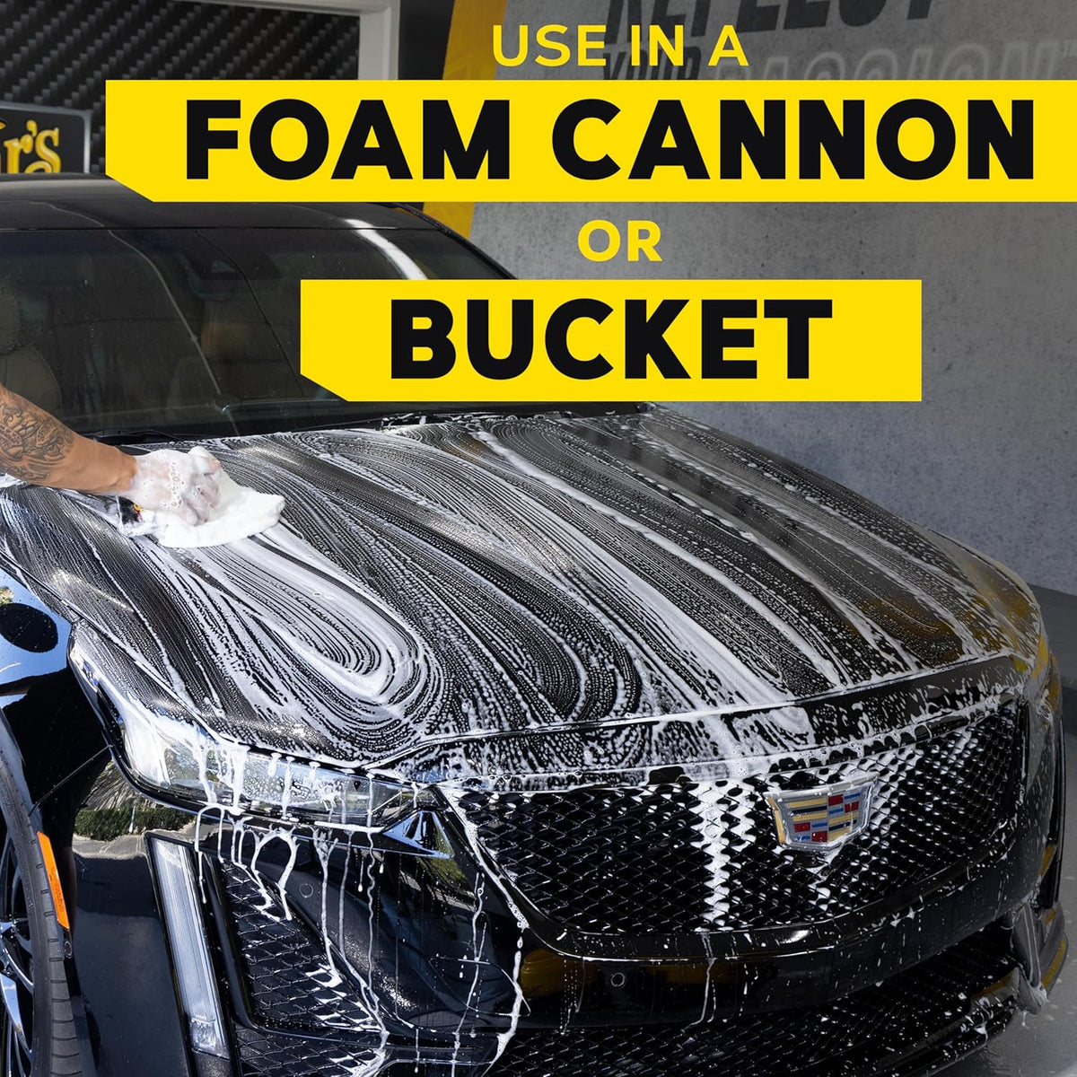 Meguiar's Gold Class Car Wash Foam Cannon Clean and Glossy Finish - Safe for All Paint Types (64 Oz)