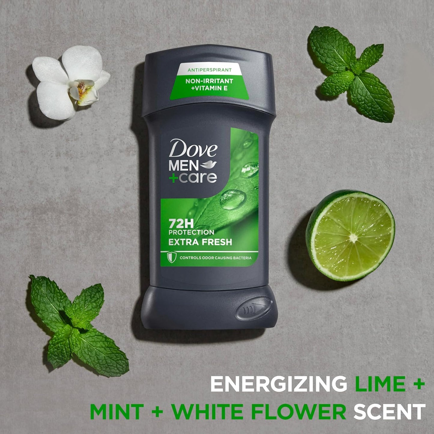 Dove Men Care Extra Fresh Men's Antiperspirant Deodorant Twin pack w/ 72-hour sweat & odor protection Citrus Scent (2.7 oz)