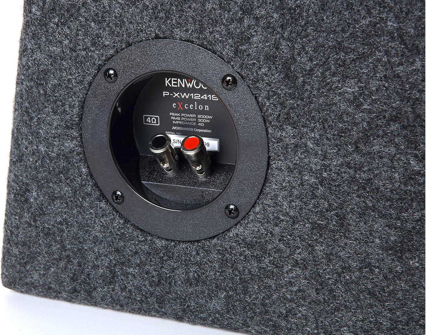 Kenwood P-XW1241S eXcelon 12" Voorafgelaaide Subwoofer-omhulsel