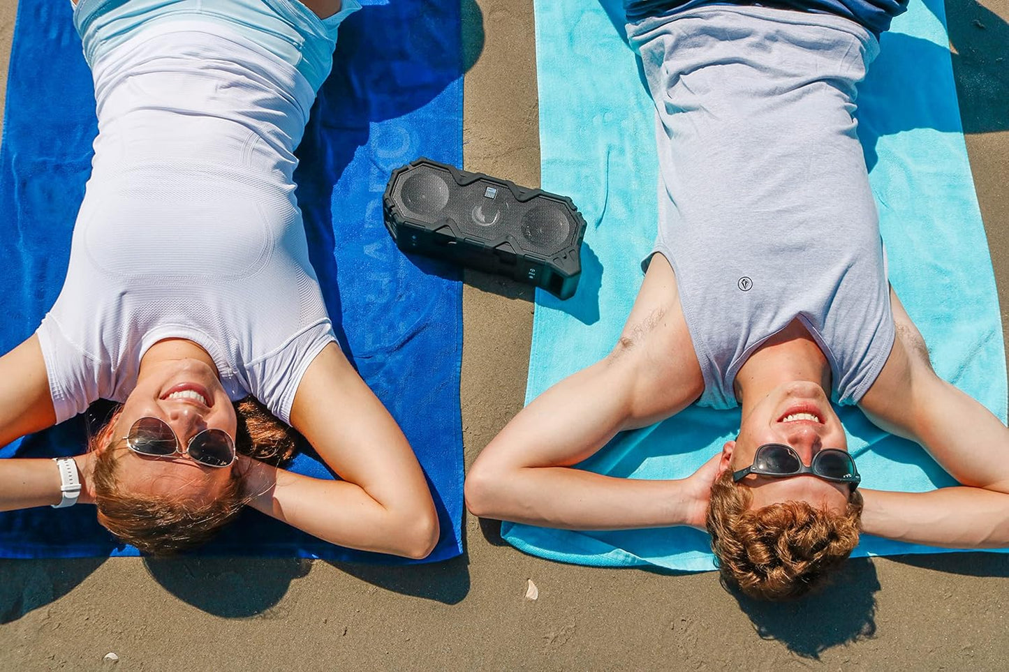 Altec Lansing Super Lifejacket Jolt – Waterdigte Bluetooth-luidspreker, Duursame en Draagbare Luidspreker met Qi Koordlose Laai en Aanpasbare Ligge, Koordlose Luidspreker vir Reis- en Buiteluggebruik Besoek die Altec Lansing-winkel