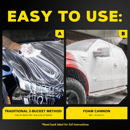 Meguiar's Gold Class Car Wash Foam Cannon Clean and Glossy Finish - Safe for All Paint Types (64 Oz)