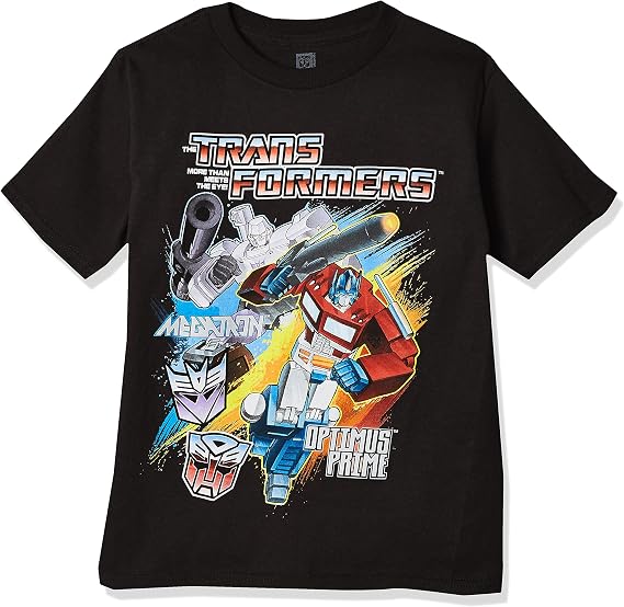 Transformers Boys Short Sleeve Tee Shirt