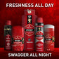 Old Spice Aluminum Free Body Spray for Men, 24/7 Odor Protection, Cologne Quality Scent, Swagger w/ Cedarwood Scent (Pack of 3)