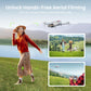 Drone w/ EIS 4K Camera, GPS Drone 5.0" Screen on Controller, 10KM Long Range, AI Track & Orbit Mode - Lightweight (Foldable)